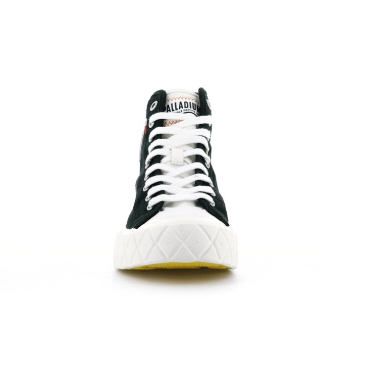 Black Palladium Palla Ace Canvas High Tops Men's Sneakers | ZA-146KBUF