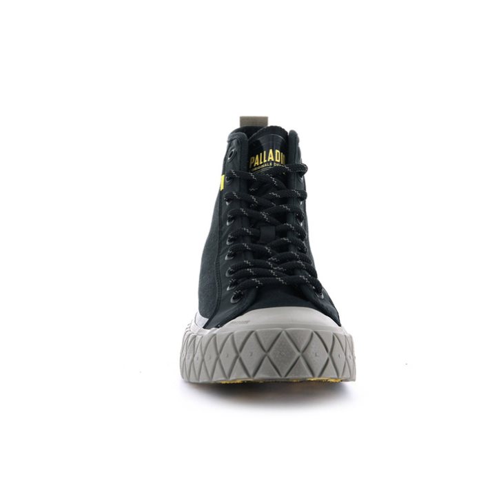 Black Palladium Palla Ace Supply Mid High Tops Women's Sneakers | ZA-836APRW