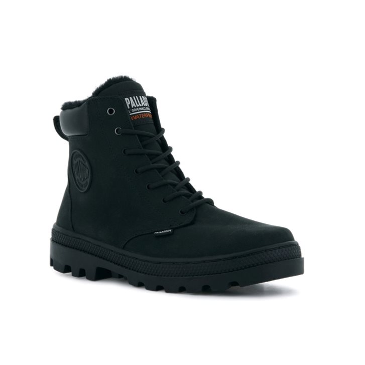 Black Palladium Pallabosse SC WP+ S Women's Boots | ZA-728CNVY