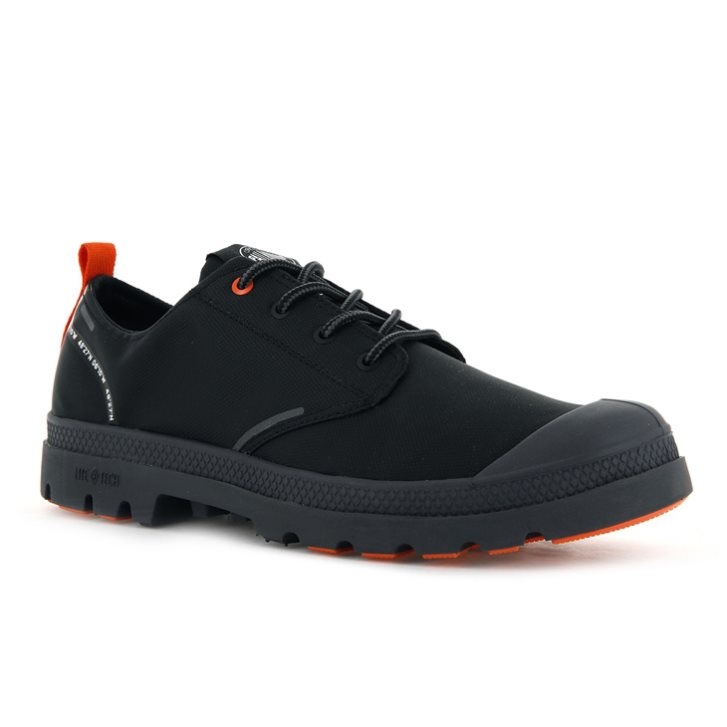 Black Palladium Pallafin RC LOW WP+ Women's Oxfords Shoes | ZA-134UCIK