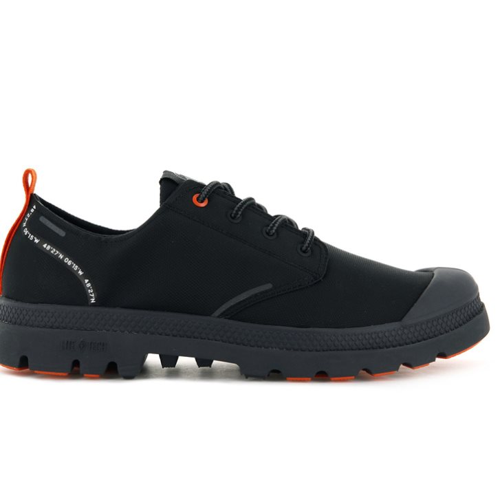 Black Palladium Pallafin RC LOW WP+ Women\'s Oxfords Shoes | ZA-134UCIK