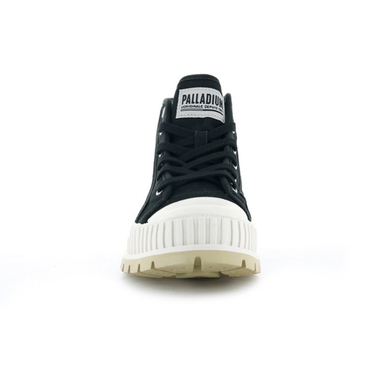 Black Palladium Pallashock Mid OG Men's Boots | ZA-608EWVU