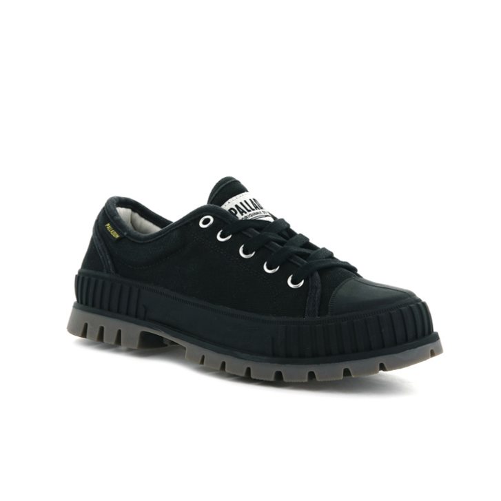 Black Palladium Pallashock OG Men's Oxfords Shoes | ZA-681AUJL