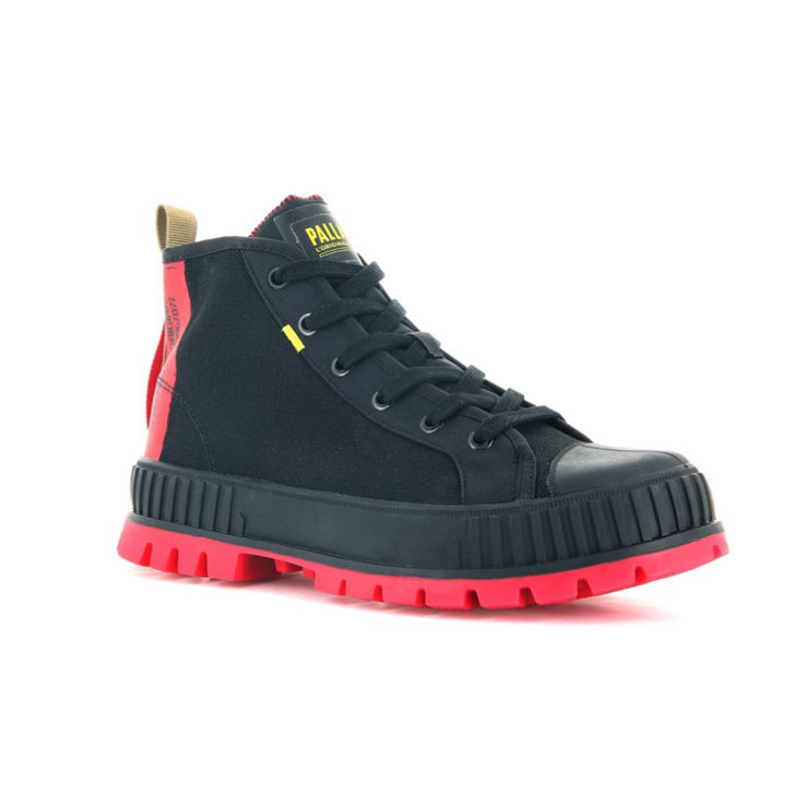 Black Palladium Pallashock Supply Hi Women's Boots | ZA-235FCOU
