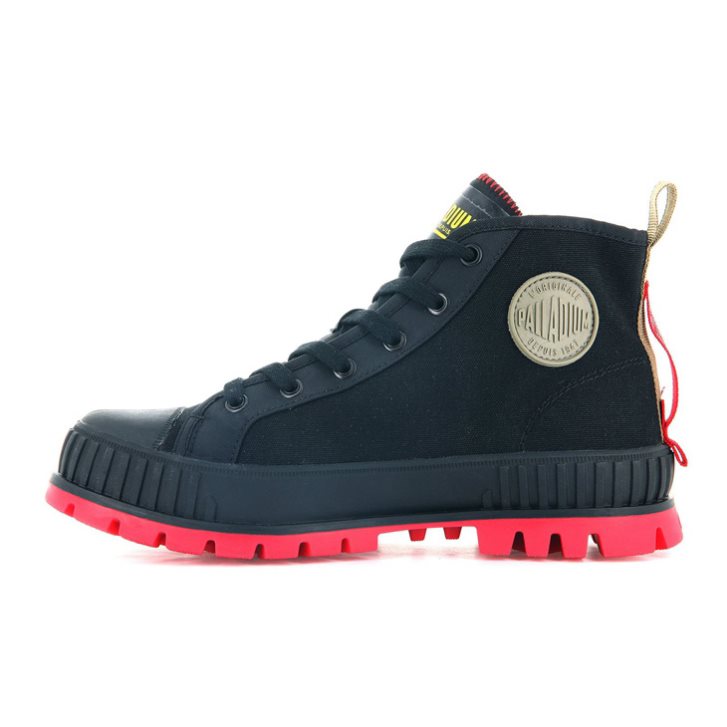 Black Palladium Pallashock Supply Hi Women's Boots | ZA-235FCOU