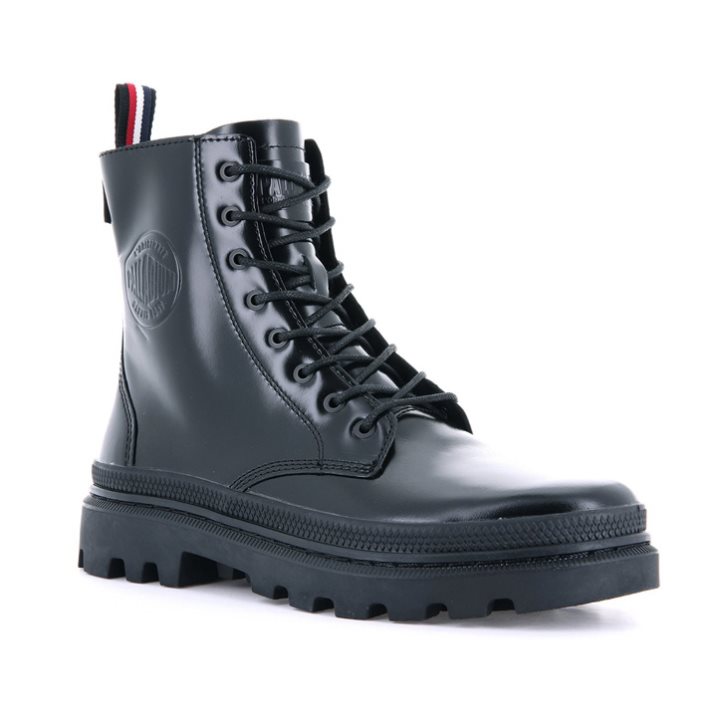 Black Palladium Pallatrooper Off-1 Men's Boots | ZA-819LZUW