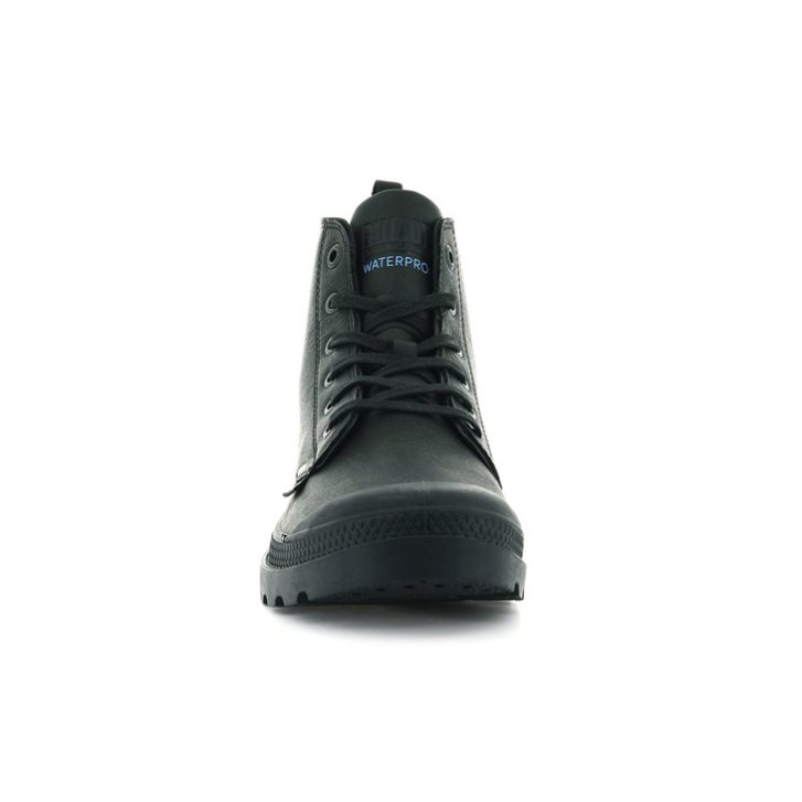 Black Palladium Pampa Hi Ess Leather WP+ Women's Boots | ZA-648ZOUE