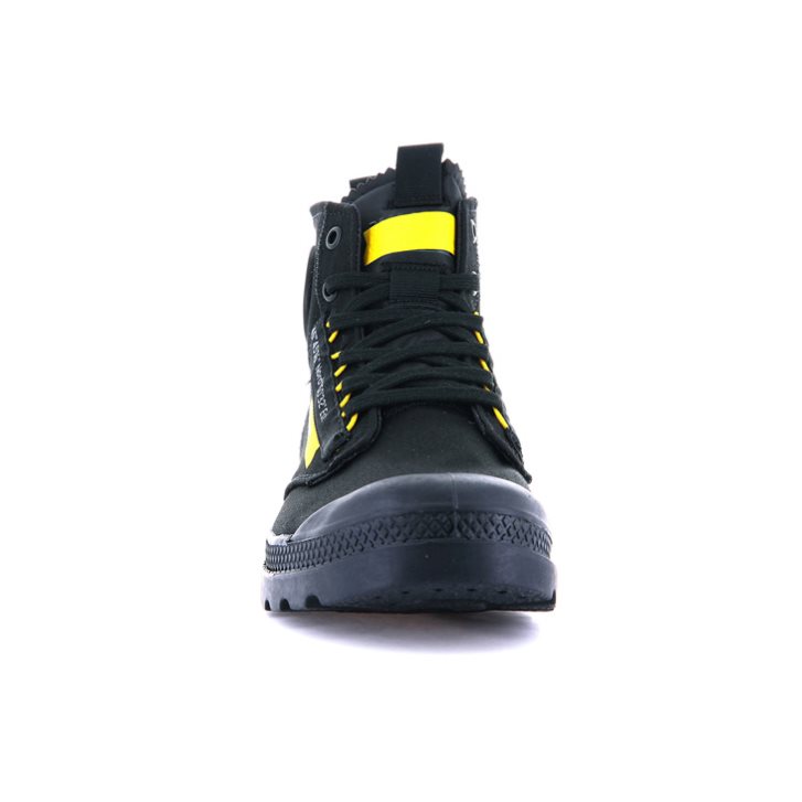 Black Palladium Pampa Hi Re-craft Men's Boots | ZA-730FAMH