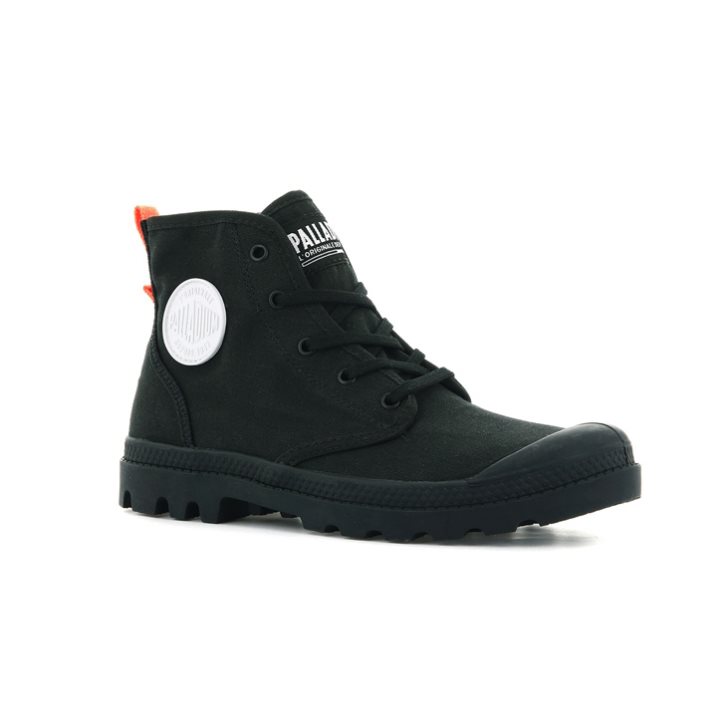 Black Palladium Pampa Hi Twill Women's Boots | ZA-419ZYDI