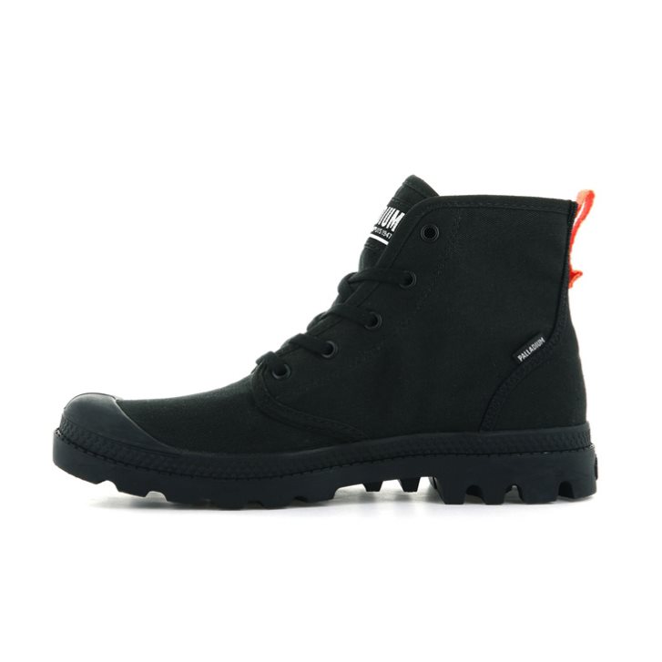 Black Palladium Pampa Hi Twill Women's Boots | ZA-419ZYDI