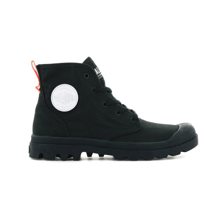 Black Palladium Pampa Hi Twill Women\'s Boots | ZA-419ZYDI