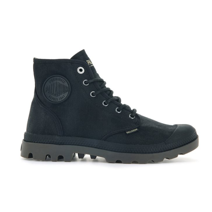 Black Palladium Pampa Hi WAX Men\'s Boots | ZA-479ZPDH