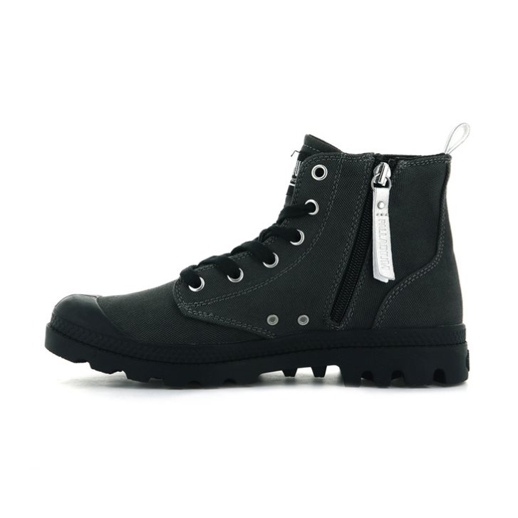 Black Palladium Pampa Zip Desertwash Women's Boots | ZA-138YEWQ