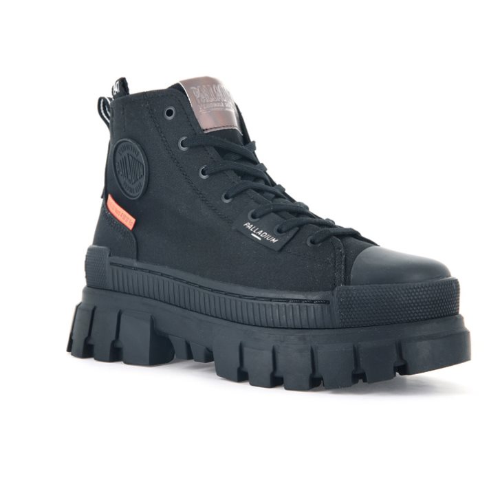 Black Palladium Revolt Hi TX Women's Platform Shoes | ZA-234UKXI