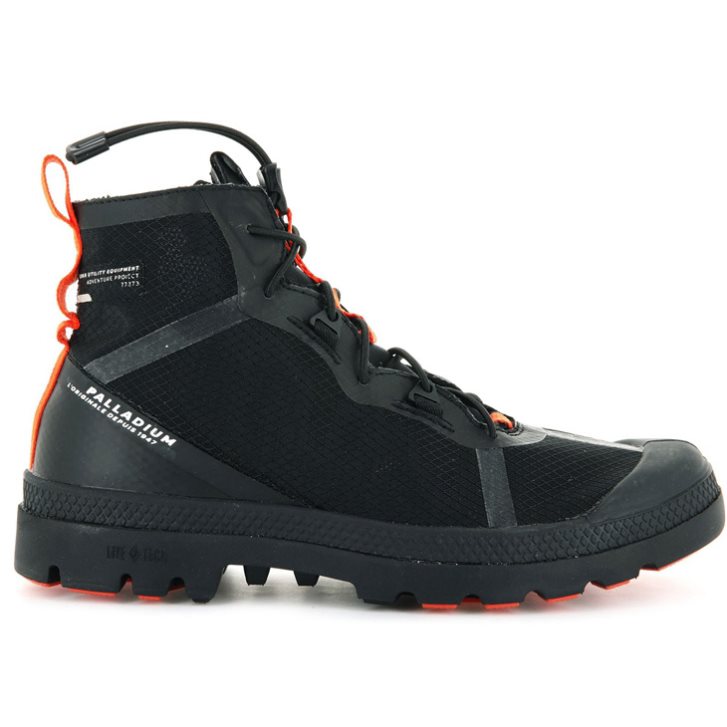 Black Palladium Travel Lite+ Adventure High Tops Men\'s Sneakers | ZA-183AXVU
