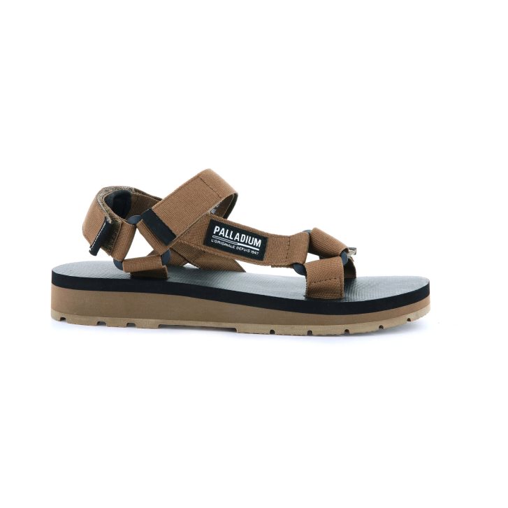 Brown Palladium Outdoorsy Urbanity Men\'s Sandals | ZA-619YSQO