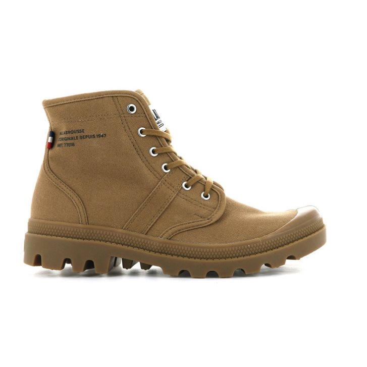 Brown Palladium Pallabrousse Legion Men\'s Boots | ZA-874OJLB