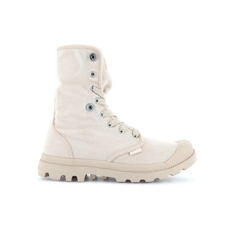 Cream Palladium Baggy Men's Boots | ZA-697PQHI