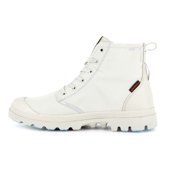 Cream Palladium Pampa Lite+ Recycle WP+ Men's Boots | ZA-716RTJC