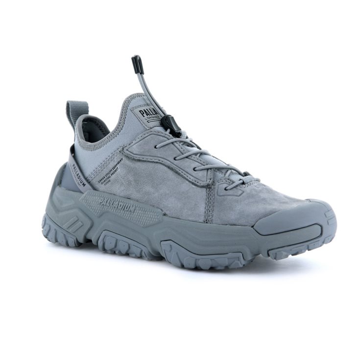 Grey Palladium Off-grid LO LTH Men's Sneakers | ZA-137ELMK