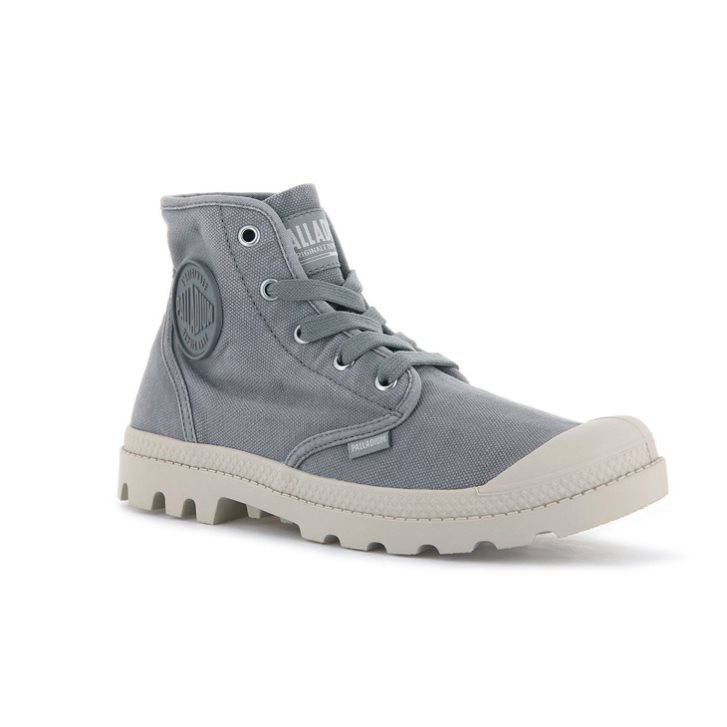 Grey Palladium Pampa Hi Women's Boots | ZA-465GIAU