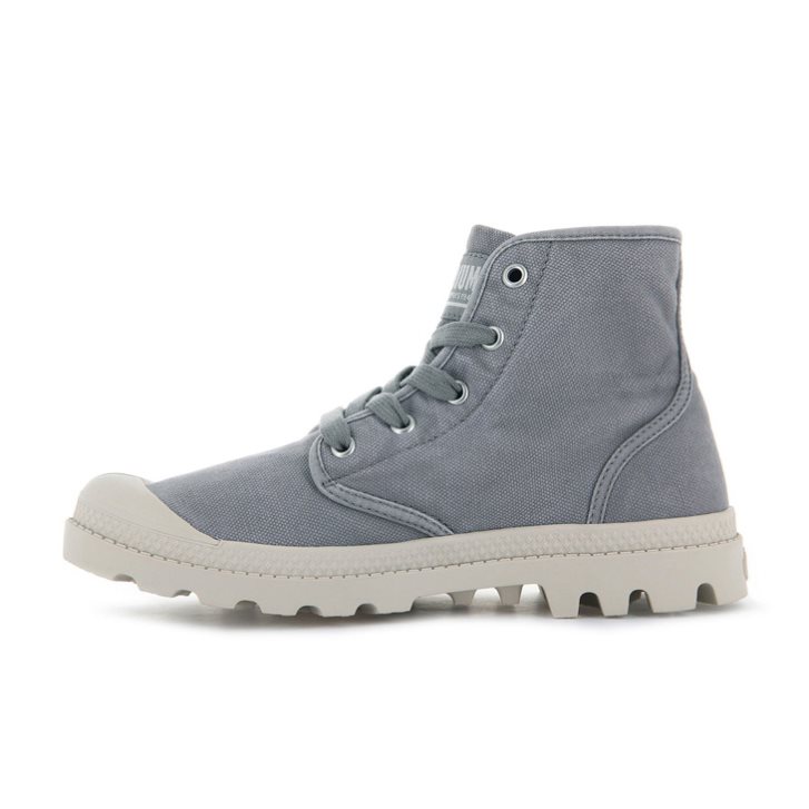 Grey Palladium Pampa Hi Women's Boots | ZA-465GIAU