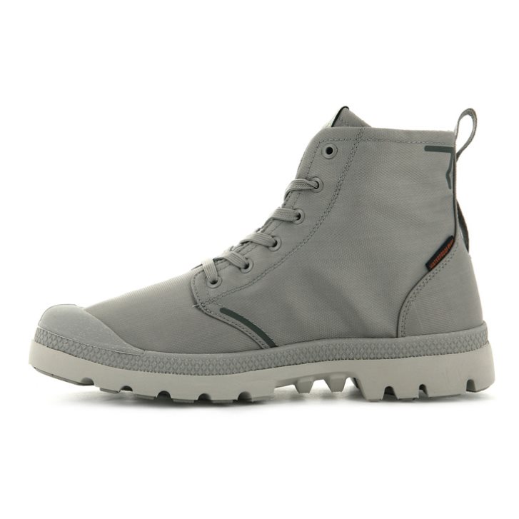Grey Palladium Pampa Lite+ Recycle WP+ Men's Boots | ZA-473ABDW