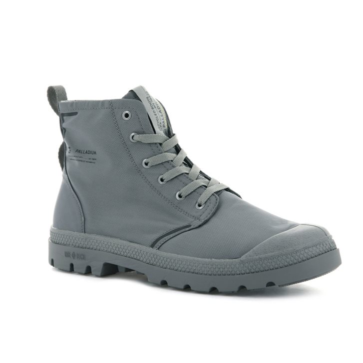 Grey Palladium Pampa Lite+ Recycle WP+ Women's Boots | ZA-189CLMV