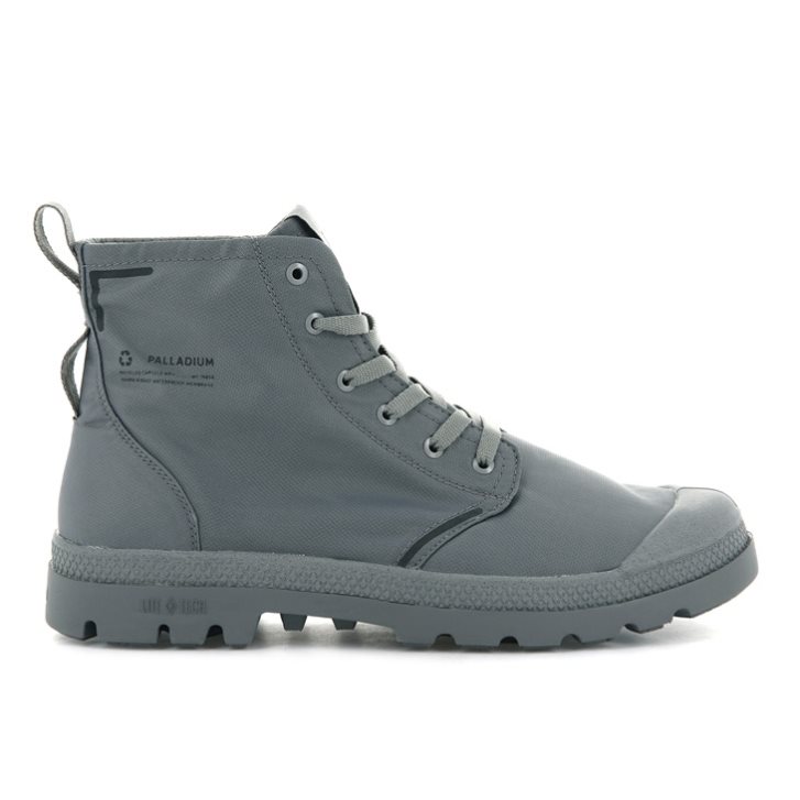 Grey Palladium Pampa Lite+ Recycle WP+ Women\'s Boots | ZA-189CLMV