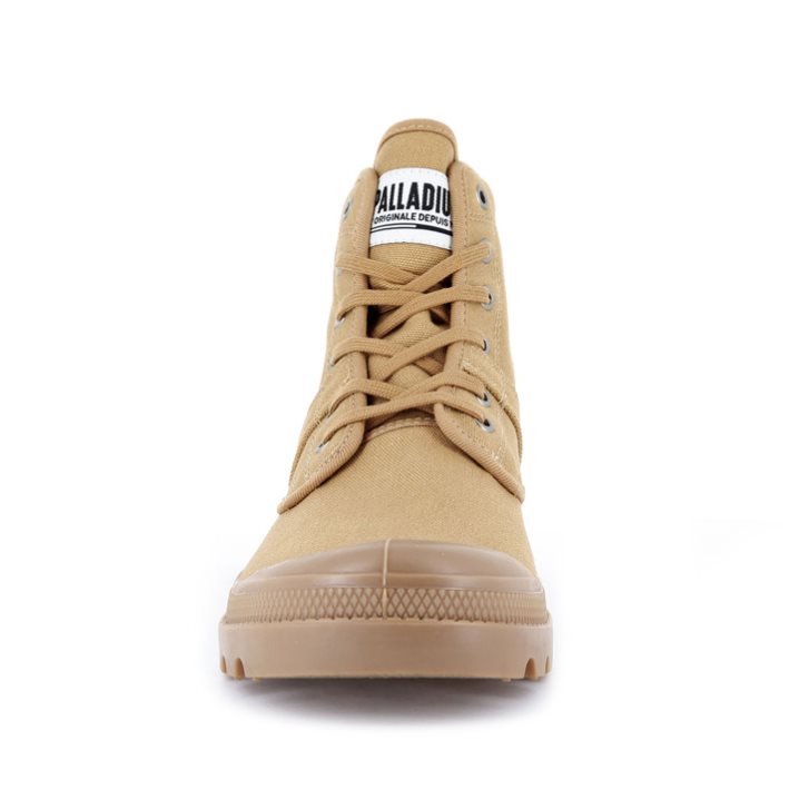 Khaki Palladium Pallabrousse Legion Men's Boots | ZA-974WHPR