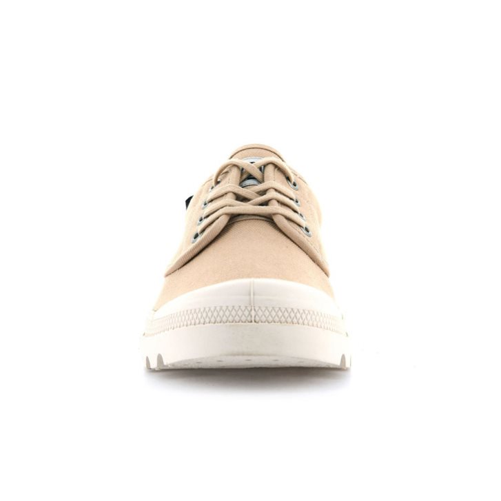Khaki Palladium Pallabrousse Women's Oxfords Shoes | ZA-320BFLD