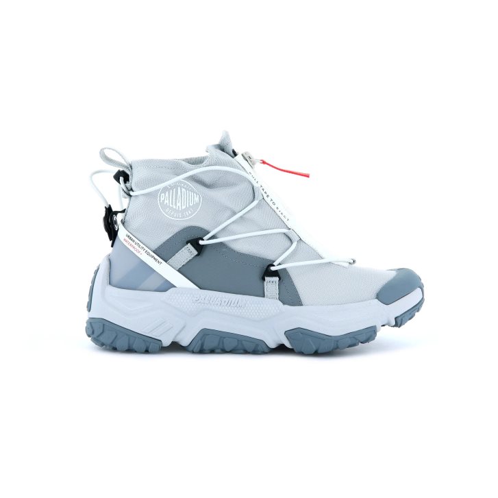 Light Blue Palladium Off-grid Hi Zip Waterproof + Women\'s Sneakers | ZA-340GUQZ