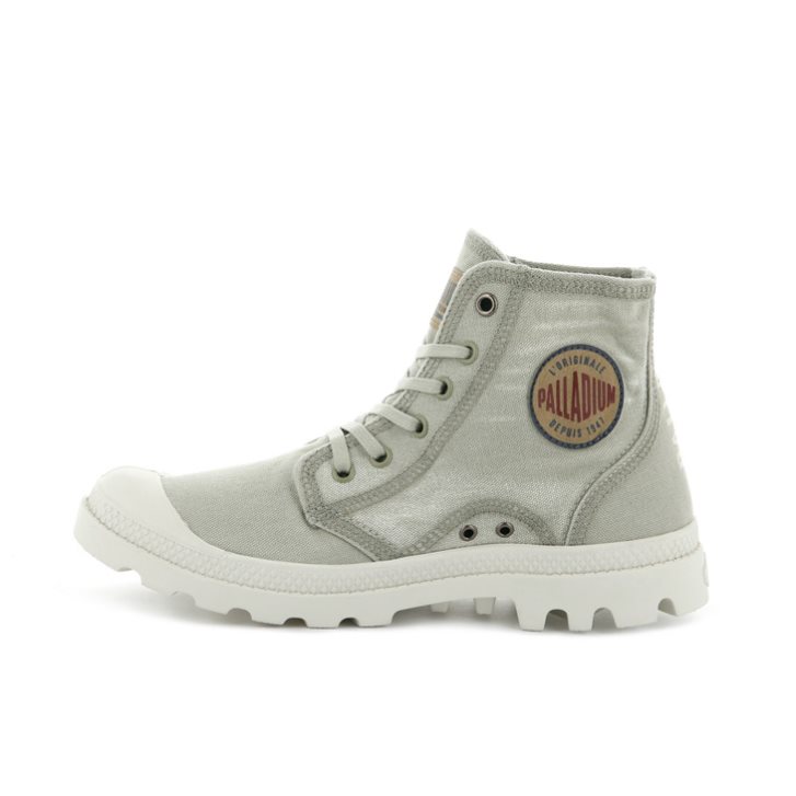 Light Green Palladium Palladenim Women's Boots | ZA-972MUYP