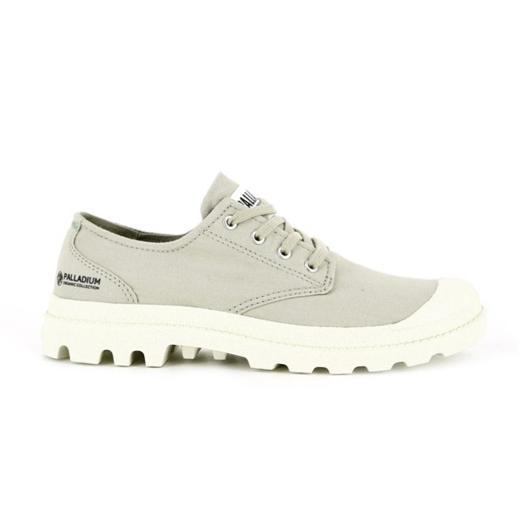 Light Green Palladium Pampa OX Organic II Men\'s Oxfords Shoes | ZA-047UAFI