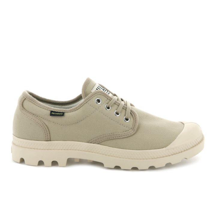 Light Green Palladium Pampa OX Originale Men\'s Oxfords Shoes | ZA-812ZETX