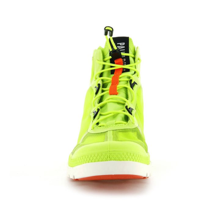 Light Green Palladium Travel Lite+ Adventure High Tops Men's Sneakers | ZA-325FOYB