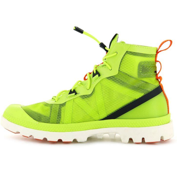 Light Green Palladium Travel Lite+ Adventure High Tops Men's Sneakers | ZA-325FOYB