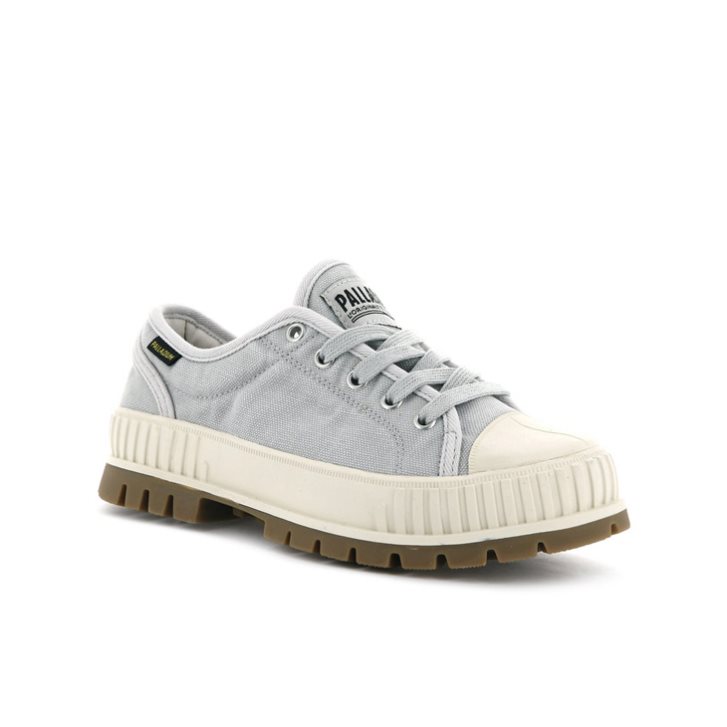 Light Grey Palladium Pallashock OG Men's Oxfords Shoes | ZA-835YNPL
