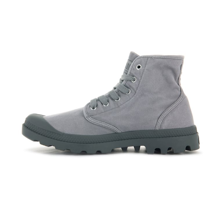 Light Grey Palladium Pampa Hi Men's Boots | ZA-478TGLB
