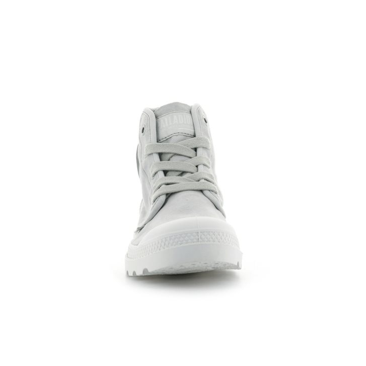 Light Grey Palladium Pampa Hi Women's Boots | ZA-692QCUS