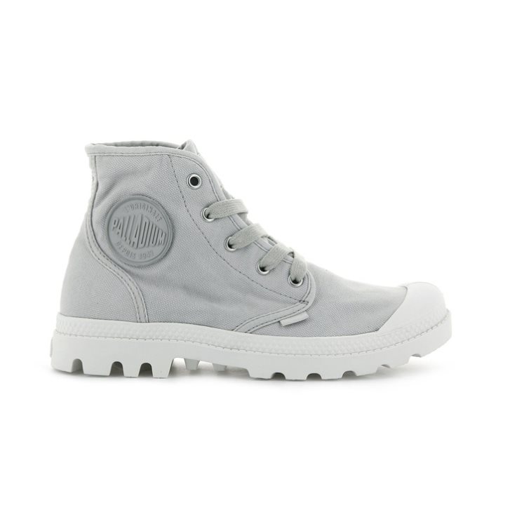 Light Grey Palladium Pampa Hi Women\'s Boots | ZA-692QCUS
