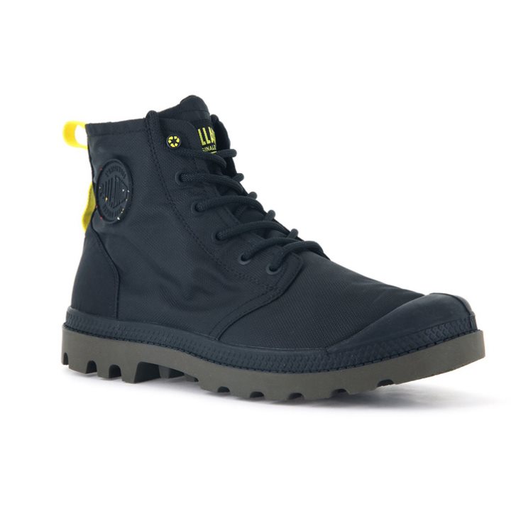 Navy Palladium Pampa Recycle Waterproof+ 2 Women's Boots | ZA-509LRMO