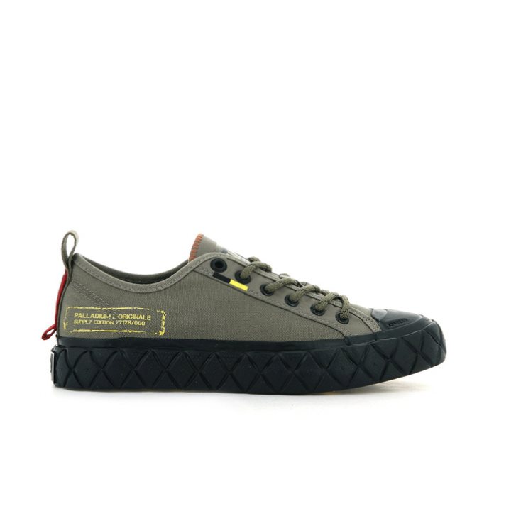Olive Palladium Palla Ace Supply LO Low Tops Women\'s Sneakers | ZA-379MEKT