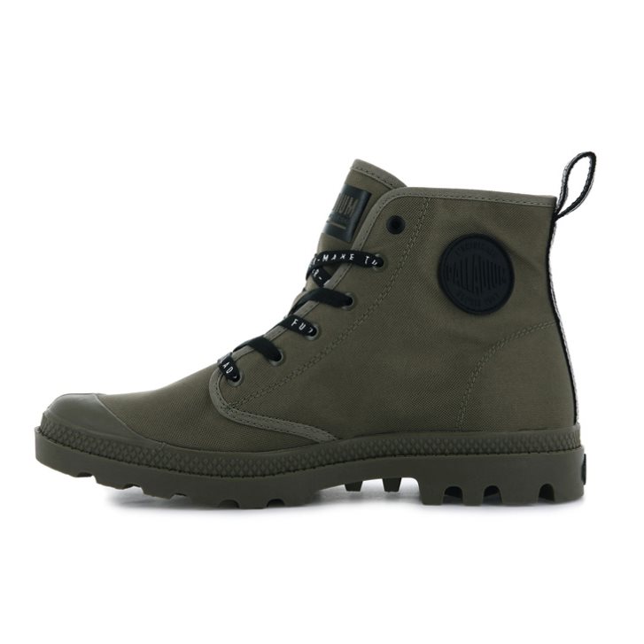 Olive Palladium Pampa Hi Future Men's Boots | ZA-426FEBT
