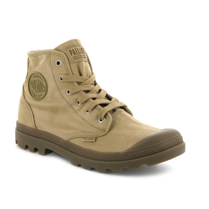 Olive Palladium Pampa Hi Men's Boots | ZA-562VTJQ
