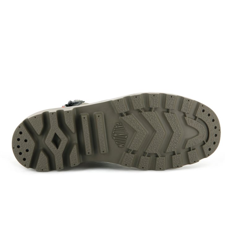 Olive Palladium Pampa Hi Ticket To Earth Men's Boots | ZA-637RLBA