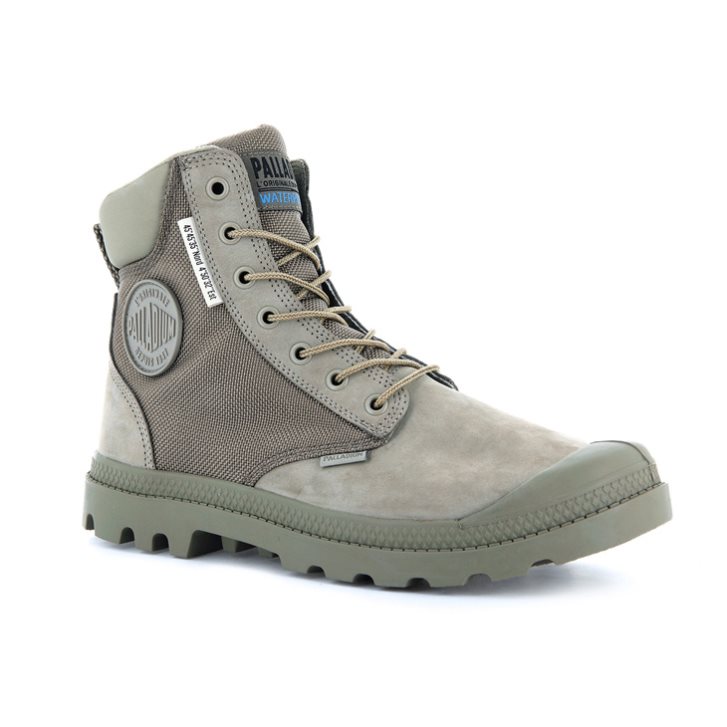 Olive Palladium Pampa SC WPN U-S Women's Boots | ZA-827JXNW