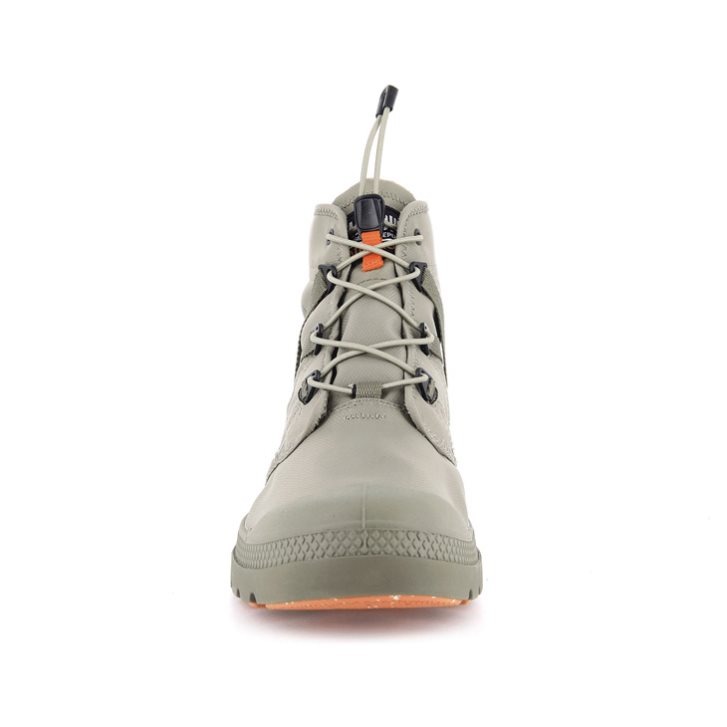Olive Palladium Pampa Travel Lite+ Waterproof Women's Boots | ZA-370POKN