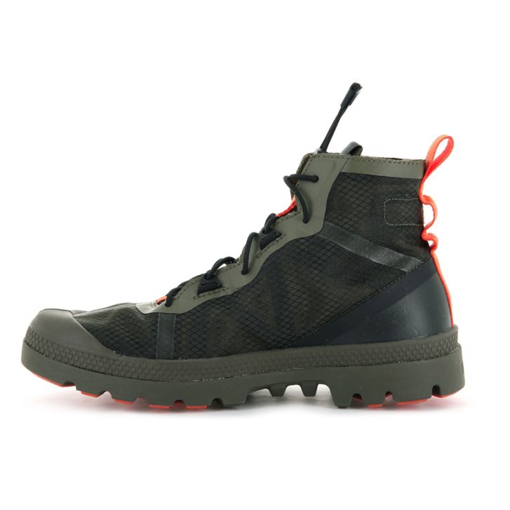 Olive Palladium Travel Lite+ Adventure Women's Boots | ZA-957XBQR