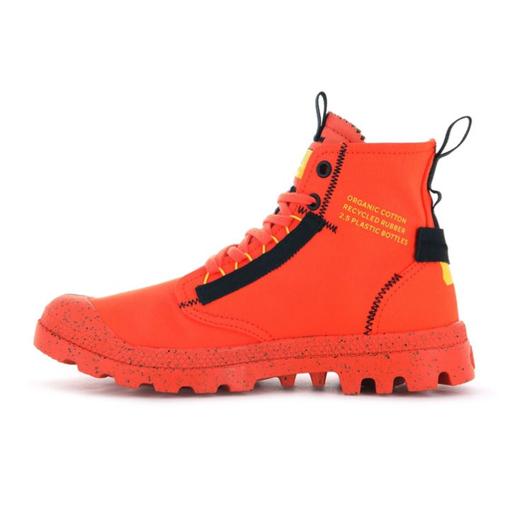Red Palladium Pampa Hi Re-craft Women's Boots | ZA-456TPIH